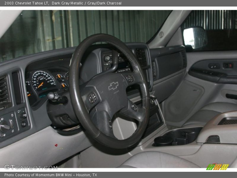 Dark Gray Metallic / Gray/Dark Charcoal 2003 Chevrolet Tahoe LT