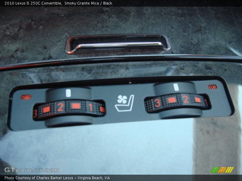 Smoky Granite Mica / Black 2010 Lexus IS 250C Convertible