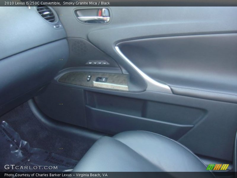 Smoky Granite Mica / Black 2010 Lexus IS 250C Convertible