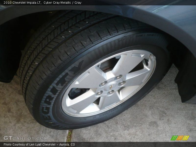 Cyber Gray Metallic / Gray 2010 Chevrolet Impala LT
