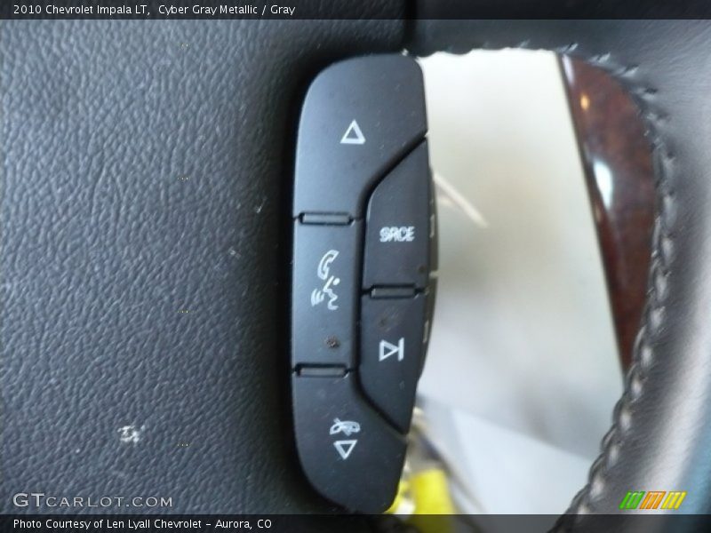 Cyber Gray Metallic / Gray 2010 Chevrolet Impala LT