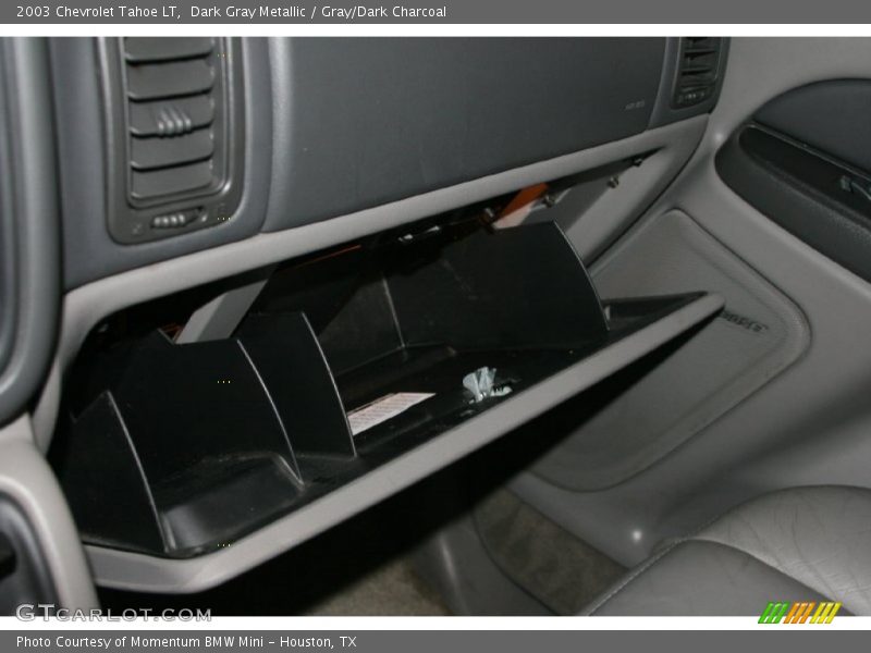 Dark Gray Metallic / Gray/Dark Charcoal 2003 Chevrolet Tahoe LT