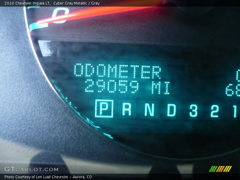 Cyber Gray Metallic / Gray 2010 Chevrolet Impala LT
