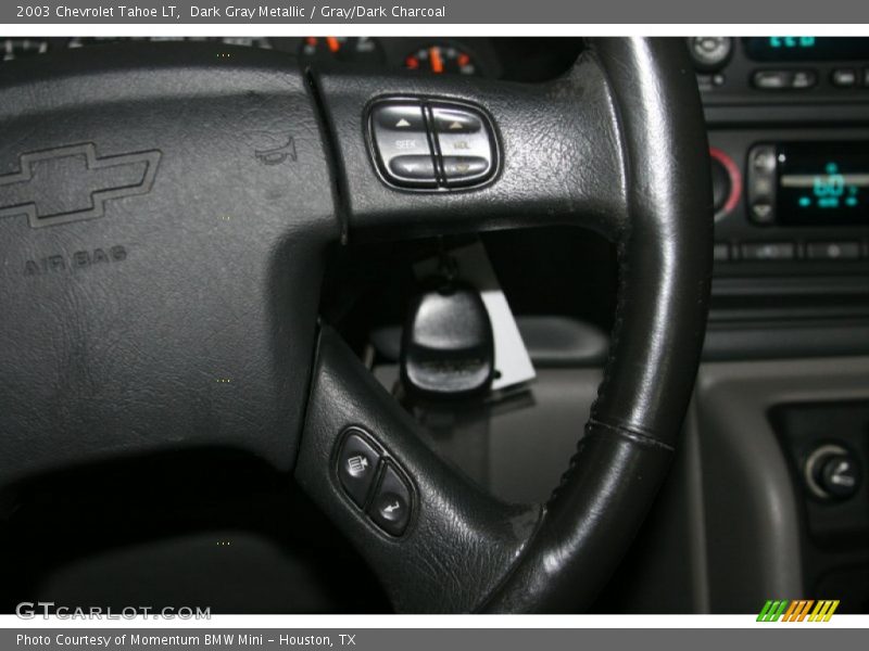 Dark Gray Metallic / Gray/Dark Charcoal 2003 Chevrolet Tahoe LT