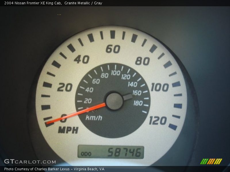 Granite Metallic / Gray 2004 Nissan Frontier XE King Cab