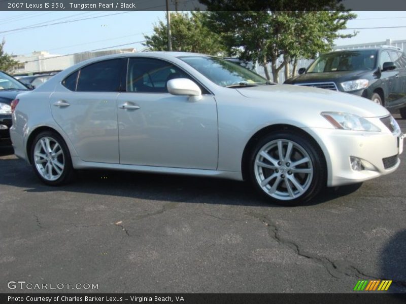 Tungsten Pearl / Black 2007 Lexus IS 350
