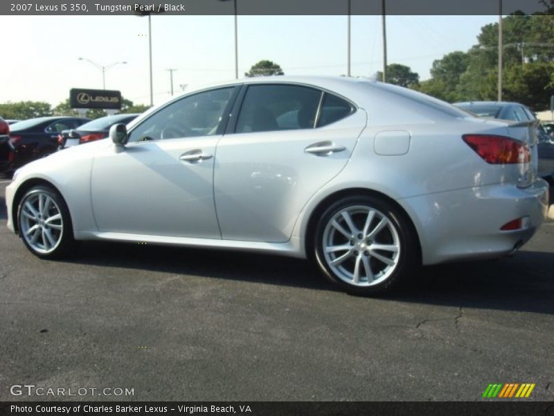 Tungsten Pearl / Black 2007 Lexus IS 350