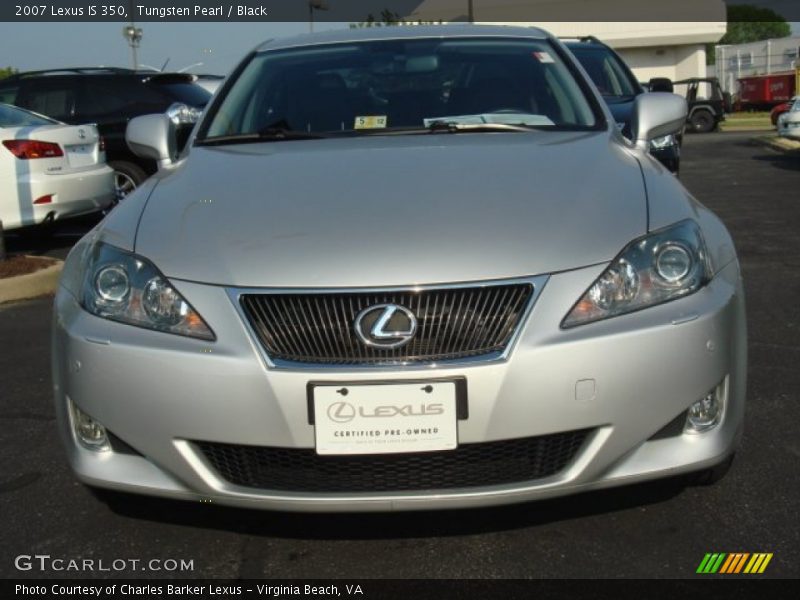 Tungsten Pearl / Black 2007 Lexus IS 350