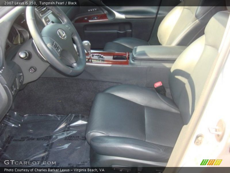 Tungsten Pearl / Black 2007 Lexus IS 350