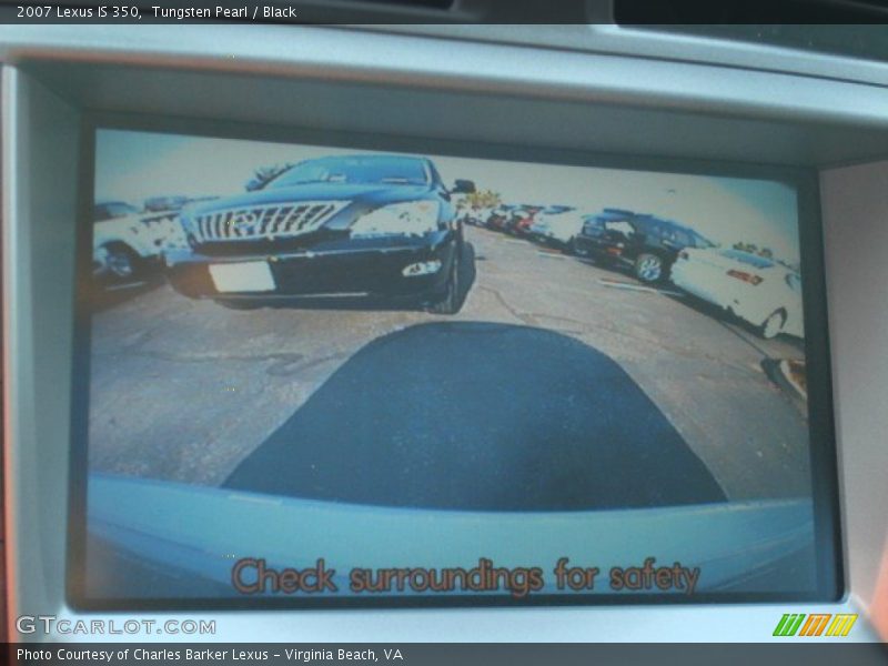 Tungsten Pearl / Black 2007 Lexus IS 350