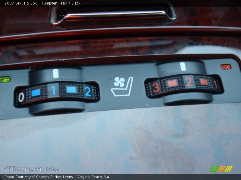 Tungsten Pearl / Black 2007 Lexus IS 350