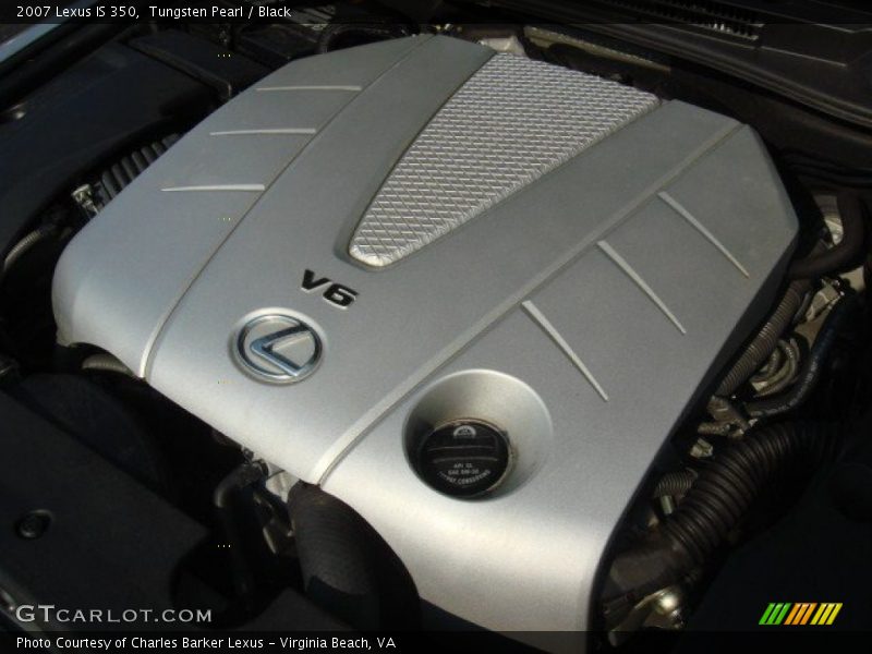 Tungsten Pearl / Black 2007 Lexus IS 350