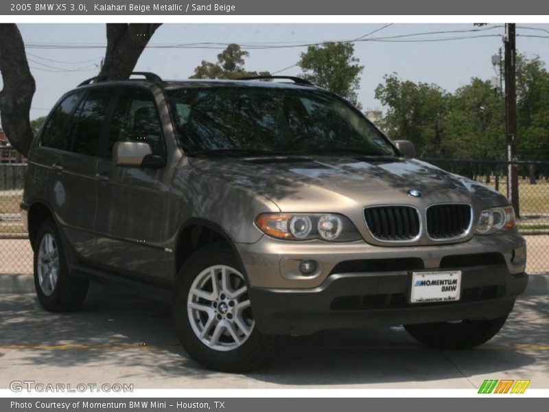 Kalahari Beige Metallic / Sand Beige 2005 BMW X5 3.0i