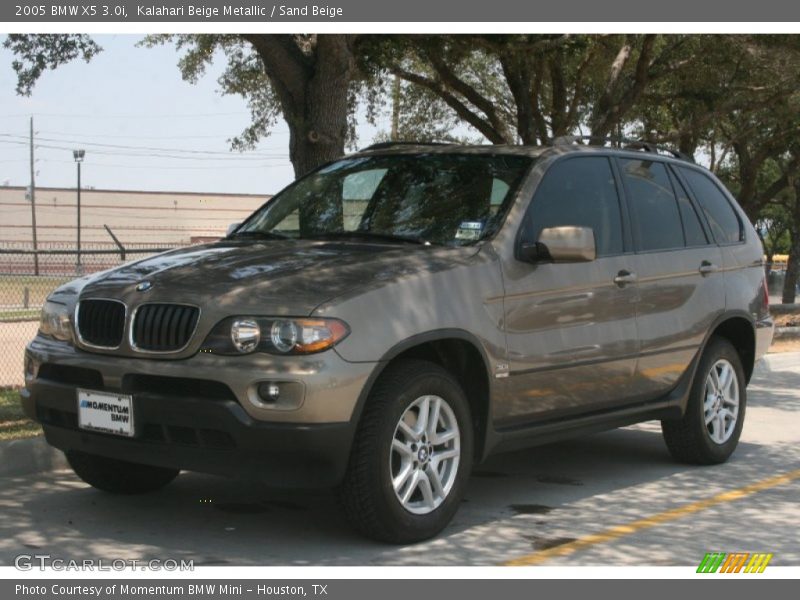 Kalahari Beige Metallic / Sand Beige 2005 BMW X5 3.0i