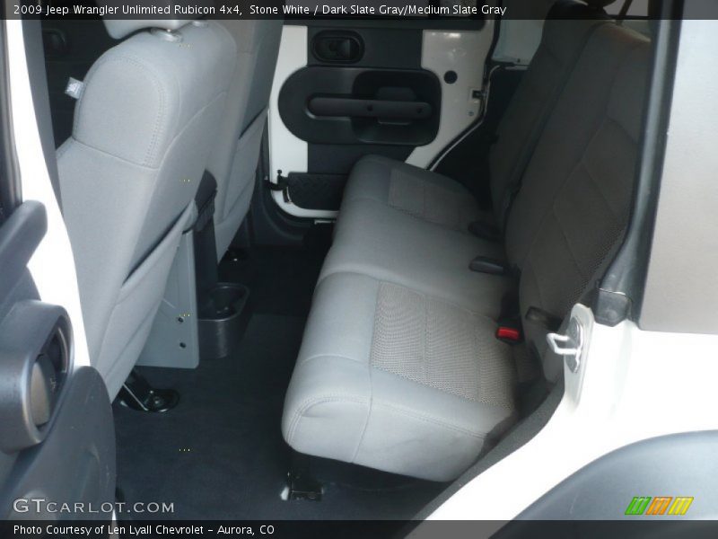 Stone White / Dark Slate Gray/Medium Slate Gray 2009 Jeep Wrangler Unlimited Rubicon 4x4