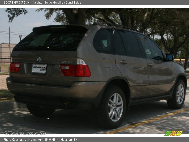 Kalahari Beige Metallic / Sand Beige 2005 BMW X5 3.0i