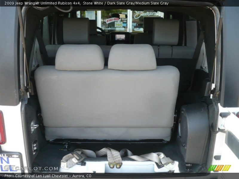 Stone White / Dark Slate Gray/Medium Slate Gray 2009 Jeep Wrangler Unlimited Rubicon 4x4