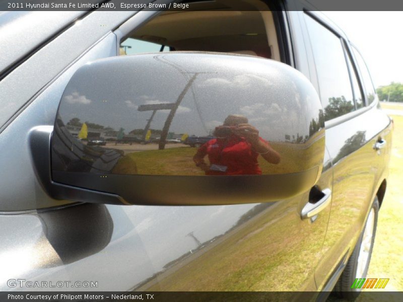 Espresso Brown / Beige 2011 Hyundai Santa Fe Limited AWD