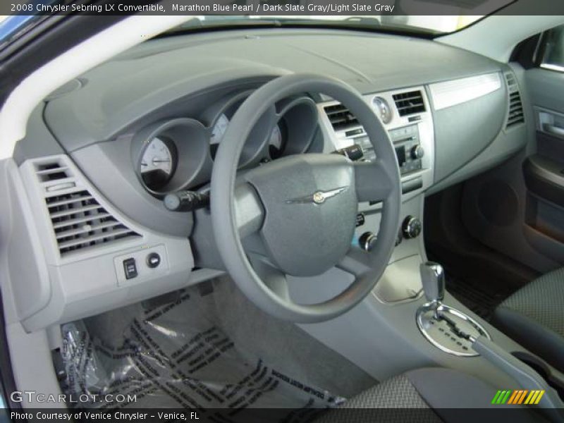 Marathon Blue Pearl / Dark Slate Gray/Light Slate Gray 2008 Chrysler Sebring LX Convertible