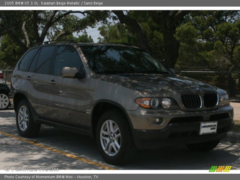 Kalahari Beige Metallic / Sand Beige 2005 BMW X5 3.0i