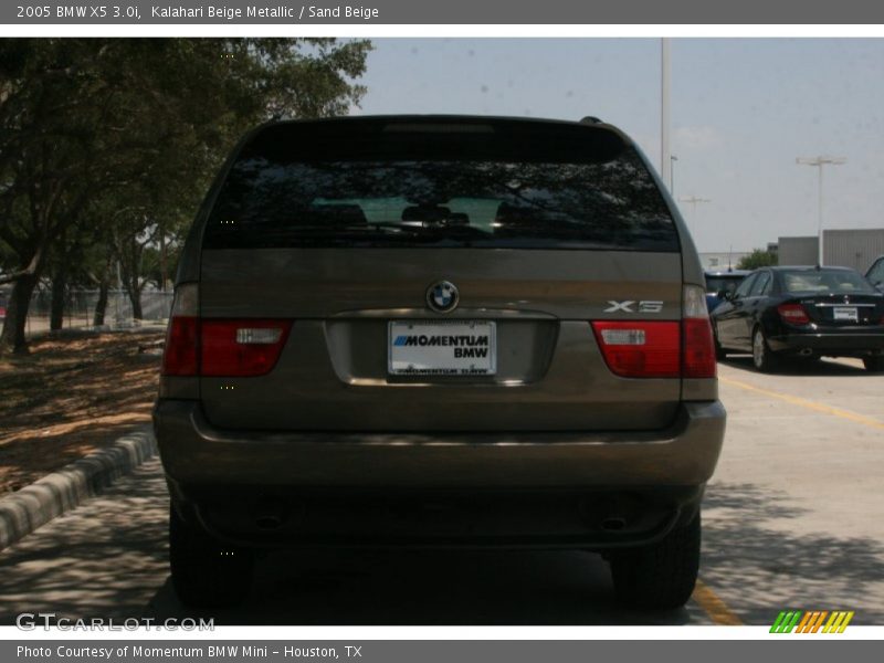 Kalahari Beige Metallic / Sand Beige 2005 BMW X5 3.0i
