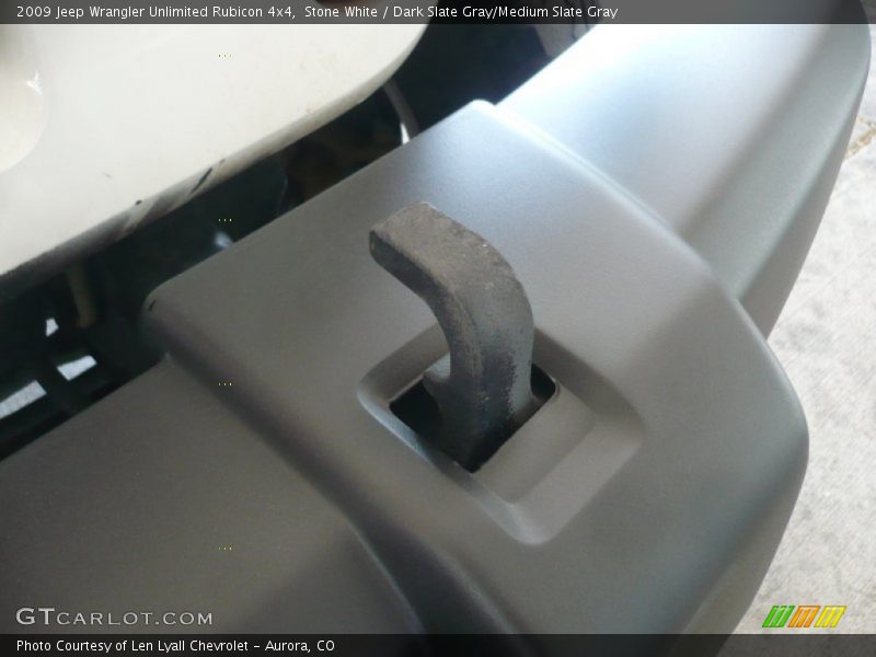 Stone White / Dark Slate Gray/Medium Slate Gray 2009 Jeep Wrangler Unlimited Rubicon 4x4