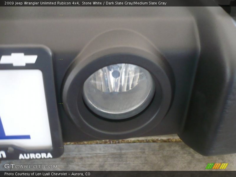 Stone White / Dark Slate Gray/Medium Slate Gray 2009 Jeep Wrangler Unlimited Rubicon 4x4