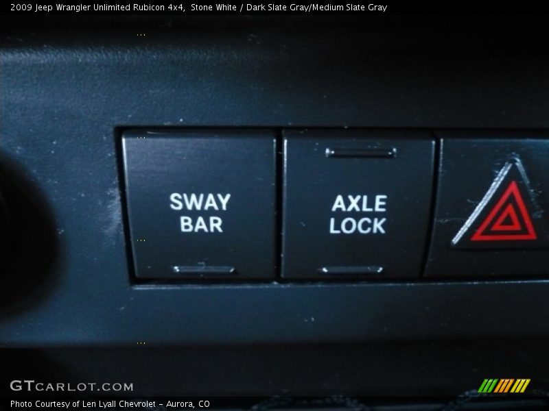 Stone White / Dark Slate Gray/Medium Slate Gray 2009 Jeep Wrangler Unlimited Rubicon 4x4