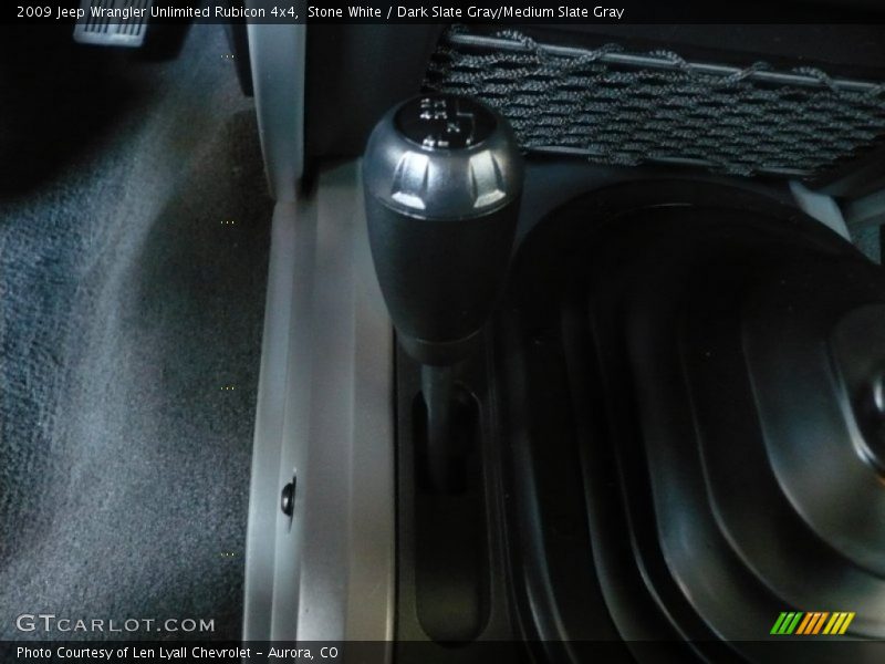 Stone White / Dark Slate Gray/Medium Slate Gray 2009 Jeep Wrangler Unlimited Rubicon 4x4