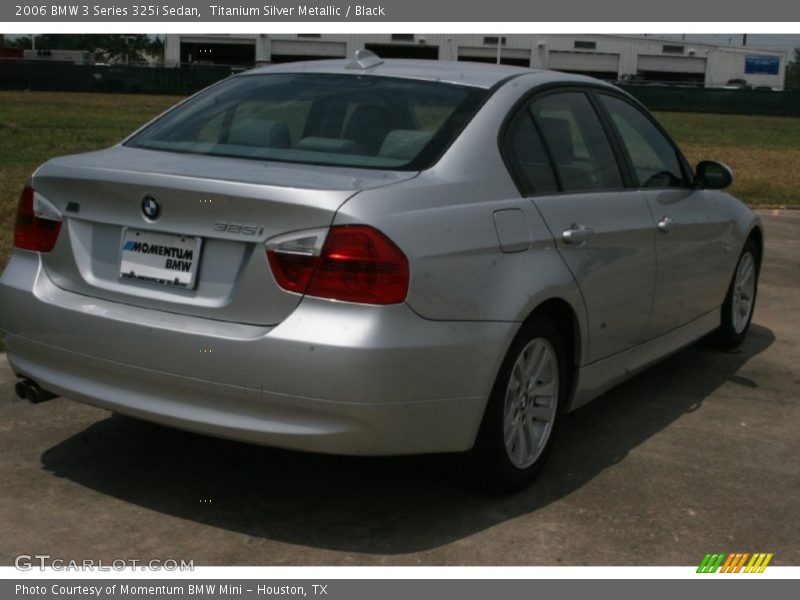 Titanium Silver Metallic / Black 2006 BMW 3 Series 325i Sedan