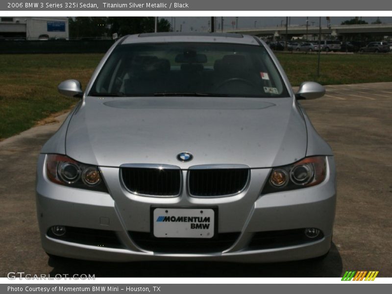 Titanium Silver Metallic / Black 2006 BMW 3 Series 325i Sedan