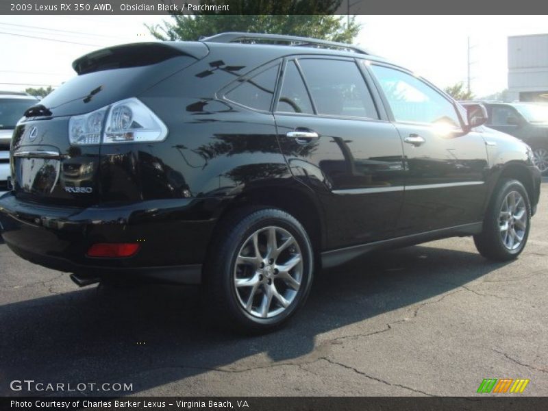 Obsidian Black / Parchment 2009 Lexus RX 350 AWD