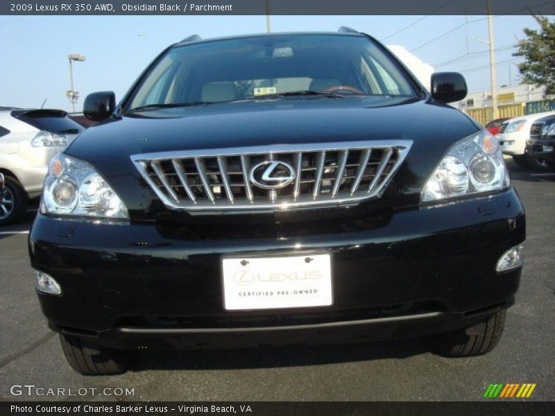 Obsidian Black / Parchment 2009 Lexus RX 350 AWD