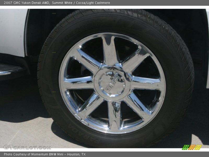 Summit White / Cocoa/Light Cashmere 2007 GMC Yukon Denali AWD