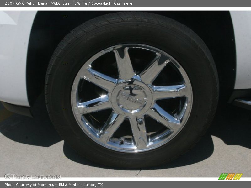 Summit White / Cocoa/Light Cashmere 2007 GMC Yukon Denali AWD