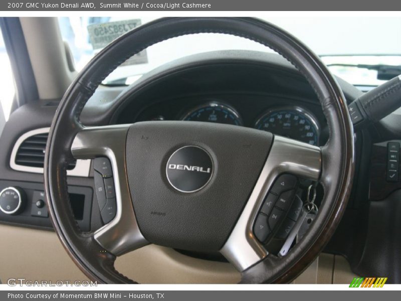 Summit White / Cocoa/Light Cashmere 2007 GMC Yukon Denali AWD