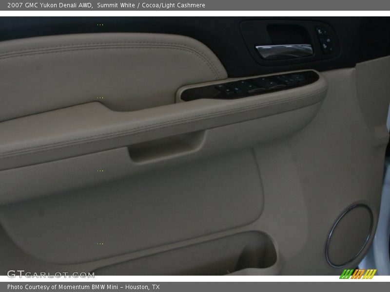Summit White / Cocoa/Light Cashmere 2007 GMC Yukon Denali AWD