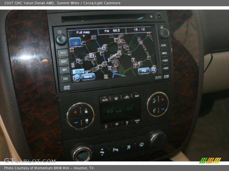 Summit White / Cocoa/Light Cashmere 2007 GMC Yukon Denali AWD