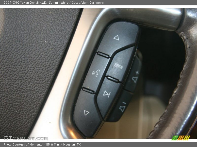 Summit White / Cocoa/Light Cashmere 2007 GMC Yukon Denali AWD