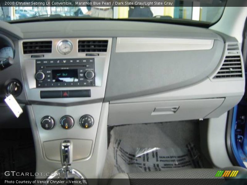 Marathon Blue Pearl / Dark Slate Gray/Light Slate Gray 2008 Chrysler Sebring LX Convertible