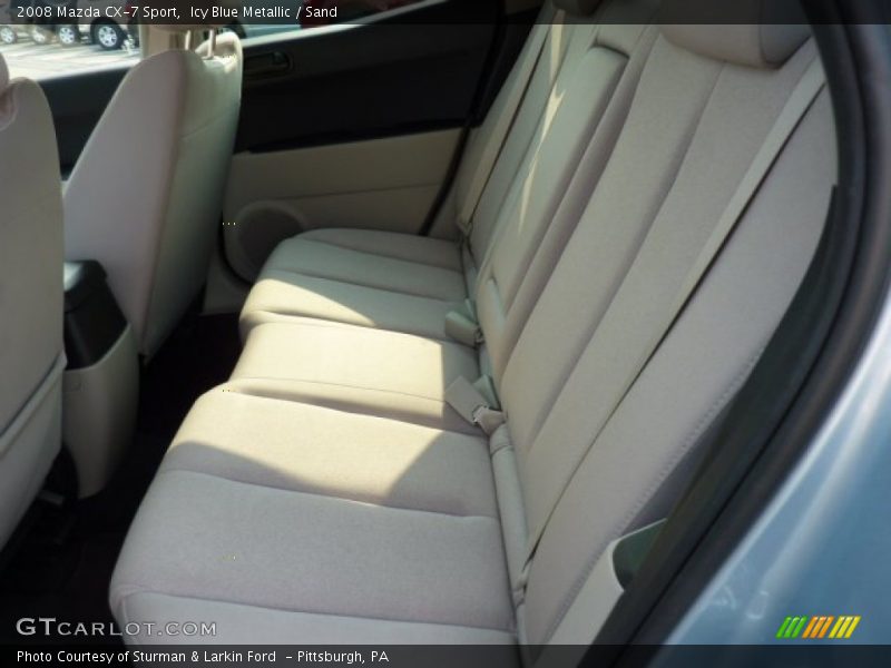 Icy Blue Metallic / Sand 2008 Mazda CX-7 Sport