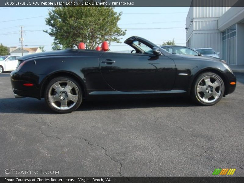Black Diamond / Pimento Red 2005 Lexus SC 430 Pebble Beach Edition