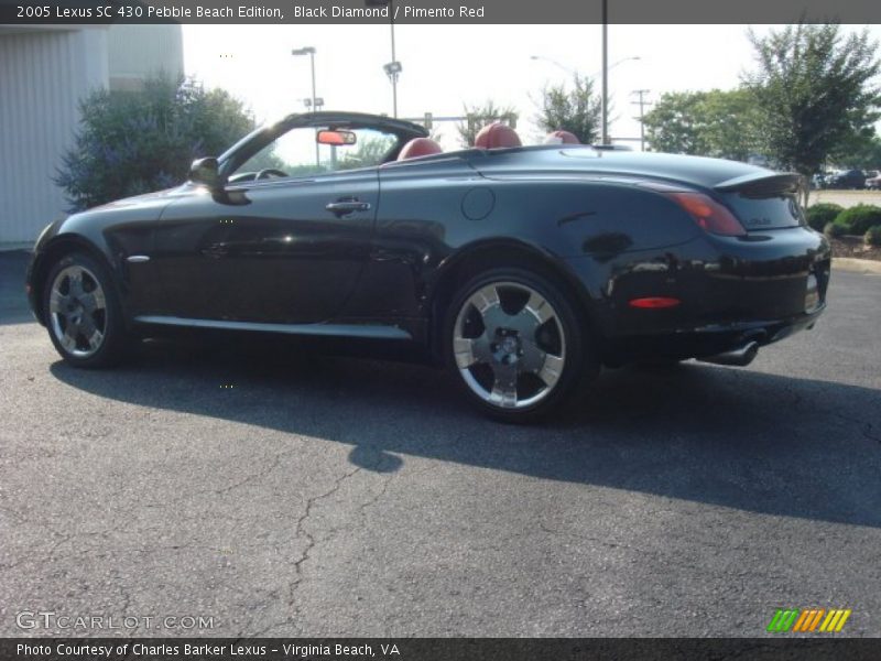 Black Diamond / Pimento Red 2005 Lexus SC 430 Pebble Beach Edition