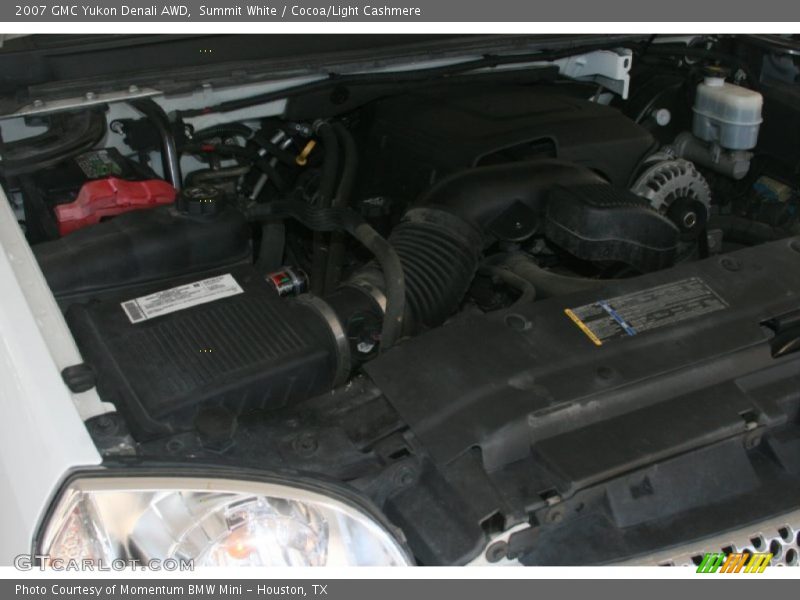 Summit White / Cocoa/Light Cashmere 2007 GMC Yukon Denali AWD