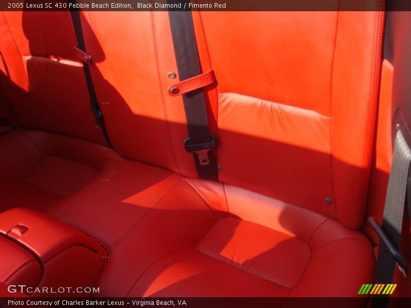 Black Diamond / Pimento Red 2005 Lexus SC 430 Pebble Beach Edition