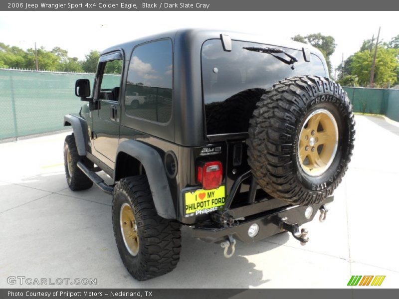 Black / Dark Slate Gray 2006 Jeep Wrangler Sport 4x4 Golden Eagle