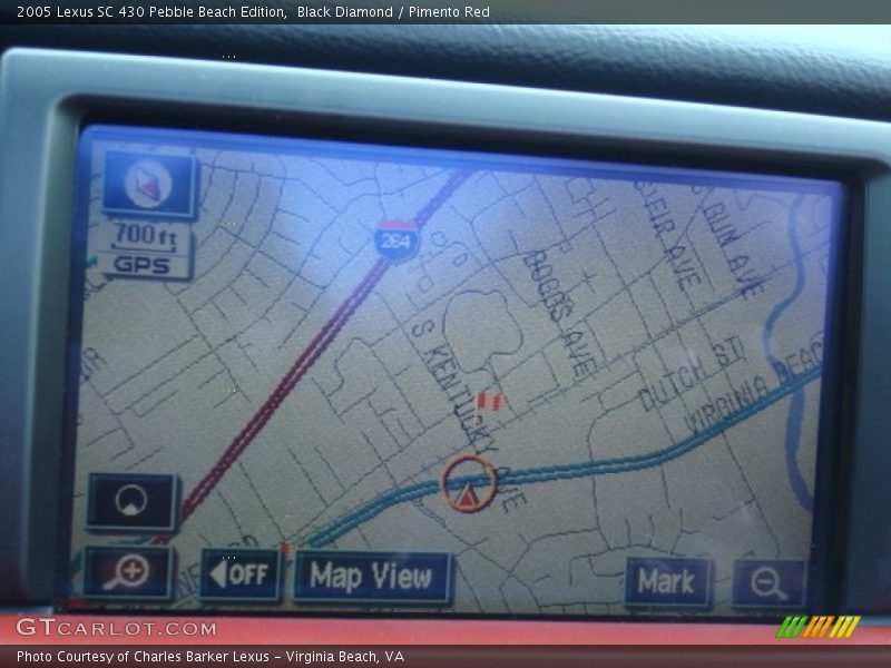 Navigation of 2005 SC 430 Pebble Beach Edition