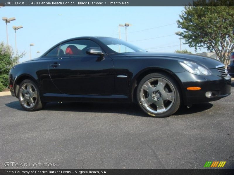 Black Diamond / Pimento Red 2005 Lexus SC 430 Pebble Beach Edition