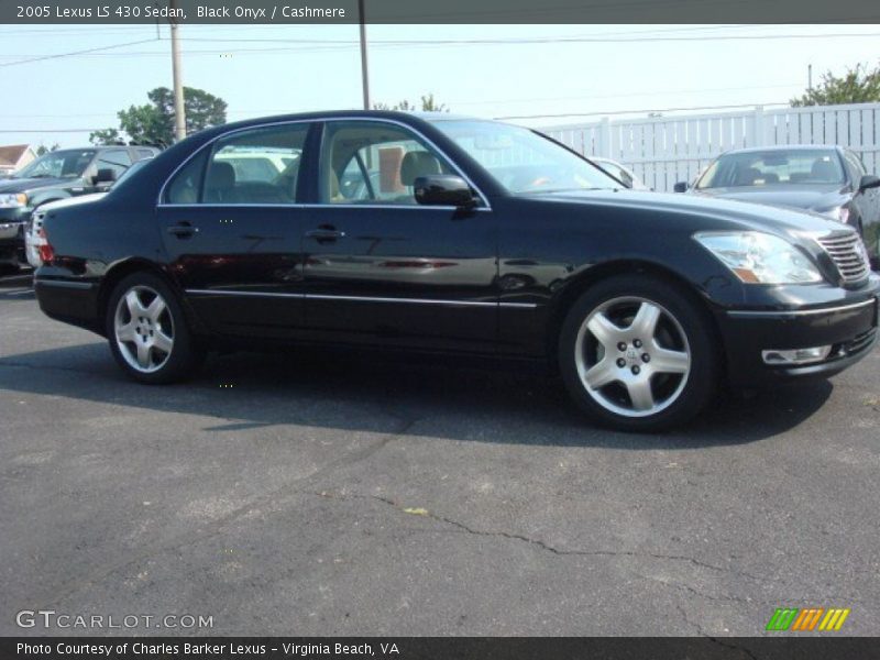 Black Onyx / Cashmere 2005 Lexus LS 430 Sedan