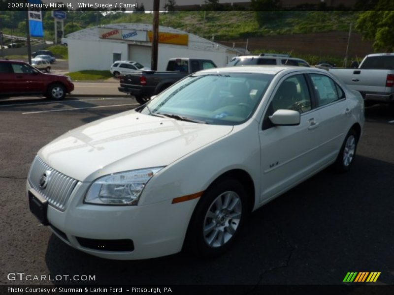 White Suede / Camel 2008 Mercury Milan I4